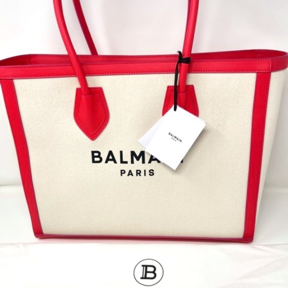 Balmain Handbags - Brand new Balmain B Army 42 Canvas Tote